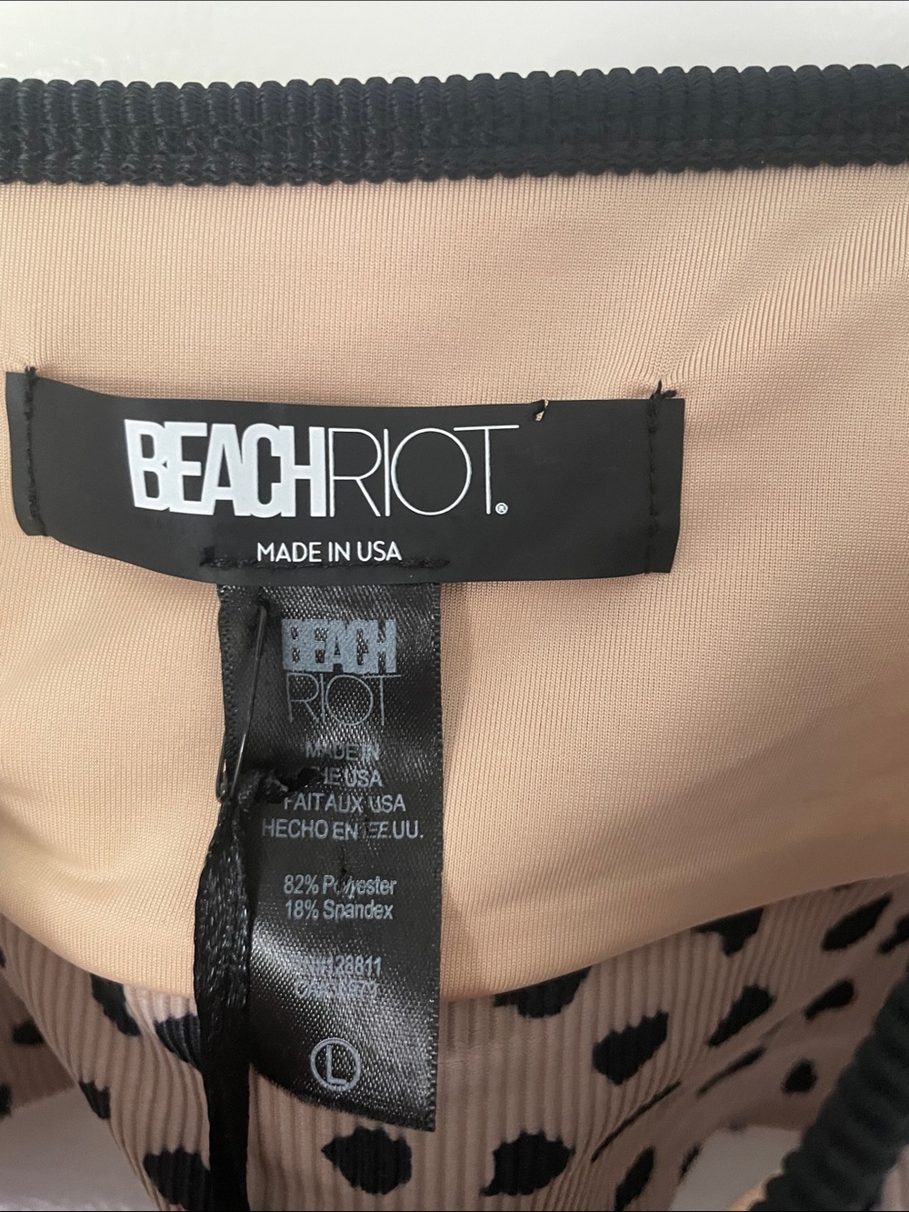 Beach Riot Eva Top in Taupe Spot - Picture 6 of 7
